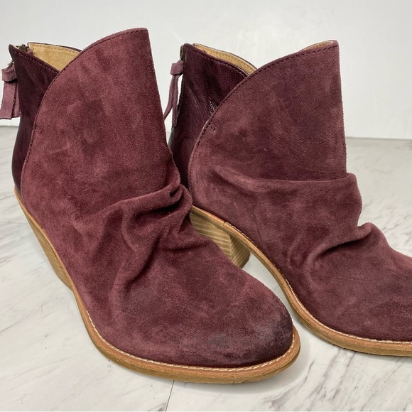 Sofft Teyton Distressed Suede Slouch Bootie 7M - Picture 9 of 14